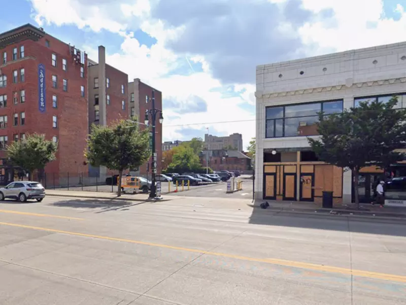 Parking at 3117 Woodward Ave. Lot