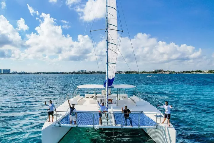 Isla Mujeres Catamaran Cruise and Beach Club from Riviera Maya - Primary Image