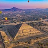 Image 8: EN flight to Teotihuacan from CDMX with breakfast