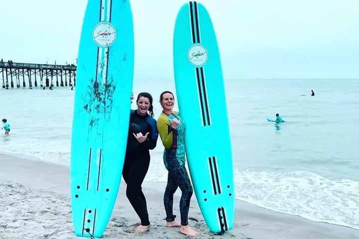 One Hour Surf Lesson with Experienced Instructor
