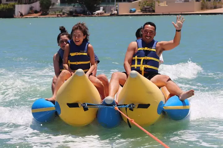 20 Minute Banana Boat Ride on Koko Marina in Hawaii Kai