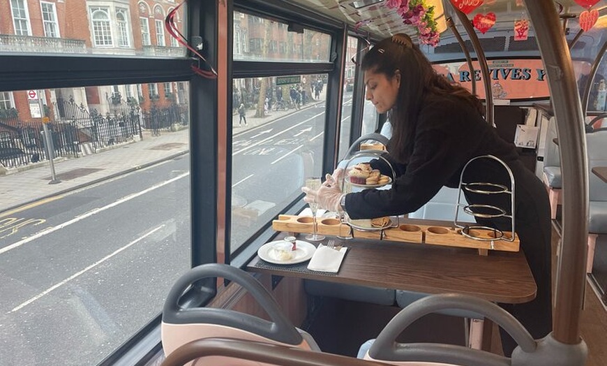 Image 4: London Afternoon Tea Bus with Panoramic Tour