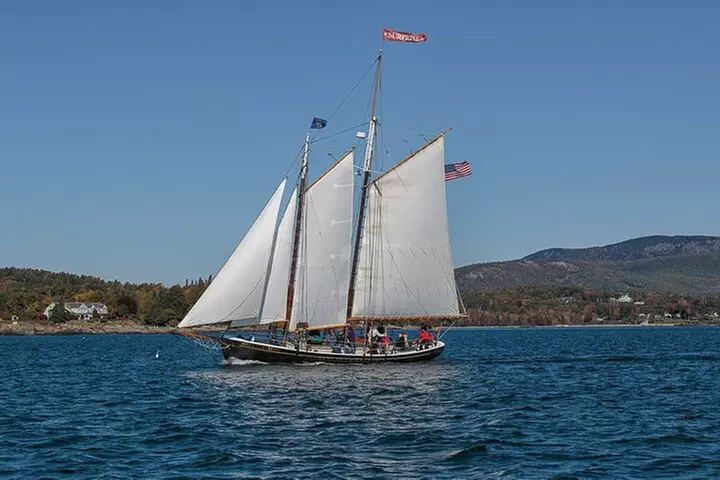 Day Sails and Sunset tours on Schooner Surprise in Camden Maine