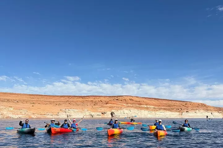 Kayak Antelope Canyon and hike, at Lake Powell
