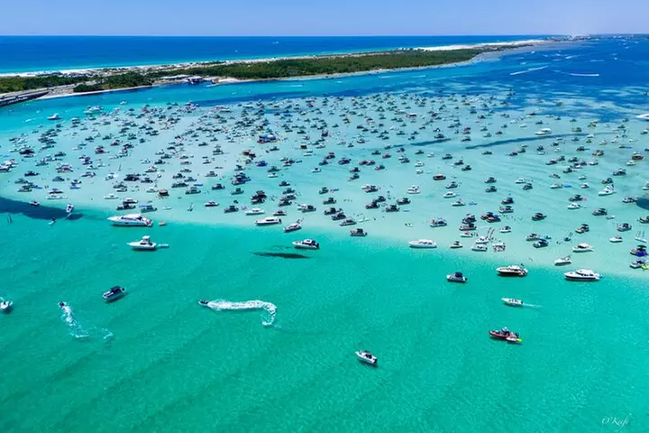 Destin Private Boat Tours Dolphin Crab Island Snorkel Sunset