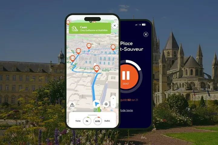 Caen Visite audioguidée à pied 1h50 et 22 commentaires audios - Primary Image