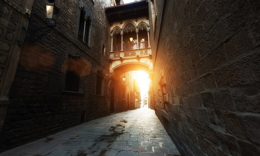 Image 13: Recorrido en bicicleta al amanecer: Barcelona ante las multitudes