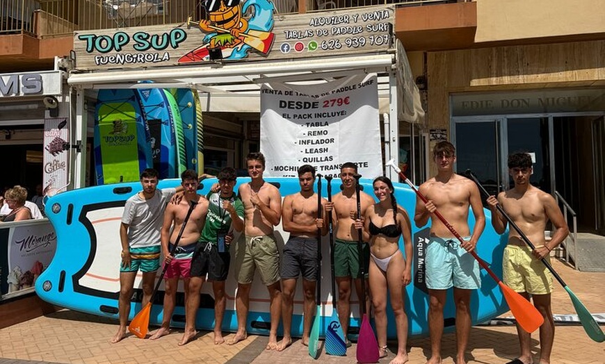 Image 3: Alquiler Paddle surf Gigante Fuengirola 1 Hora para 4-8 personas