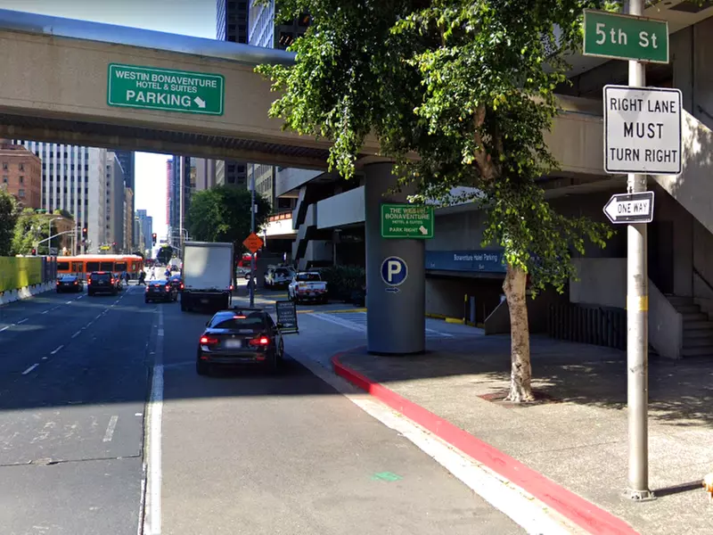 Parking at The Westin Bonaventure Hotel Garage - Valet - Primary Image