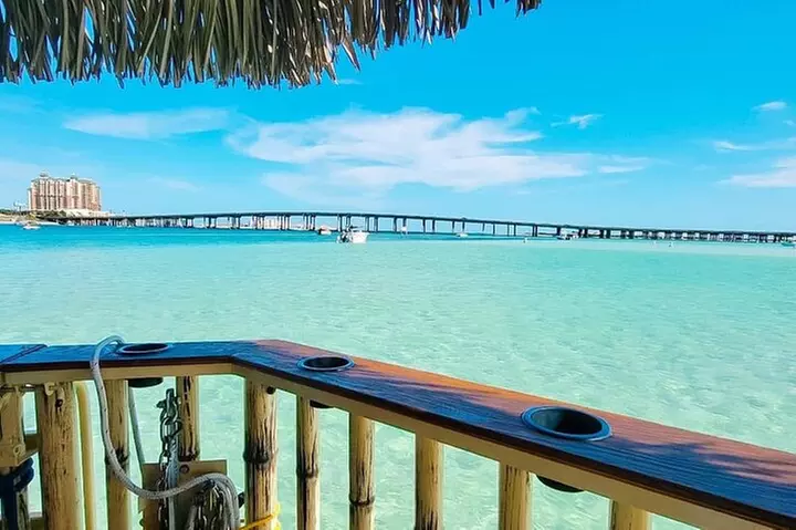 Tailfins Tiki Boats Crab Island Sandbar(3hrs/ 5/5:30 are 2hrs)