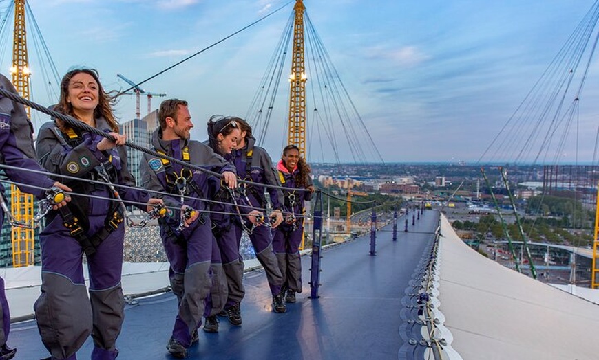 Image 2: Up at The O2 Twilight Climb