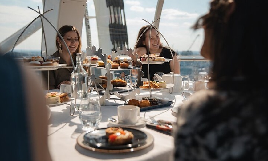 Image 12: Afternoon Tea onboard the iconic London Eye