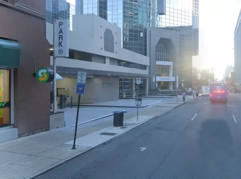 Parking at One Nashville Place Garage