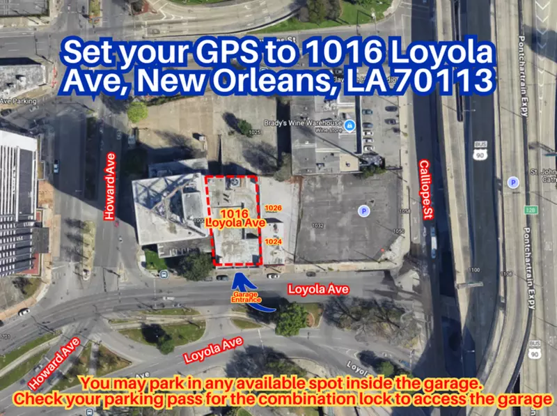 Parking at 1016 Loyola Ave. - Garage Spots
