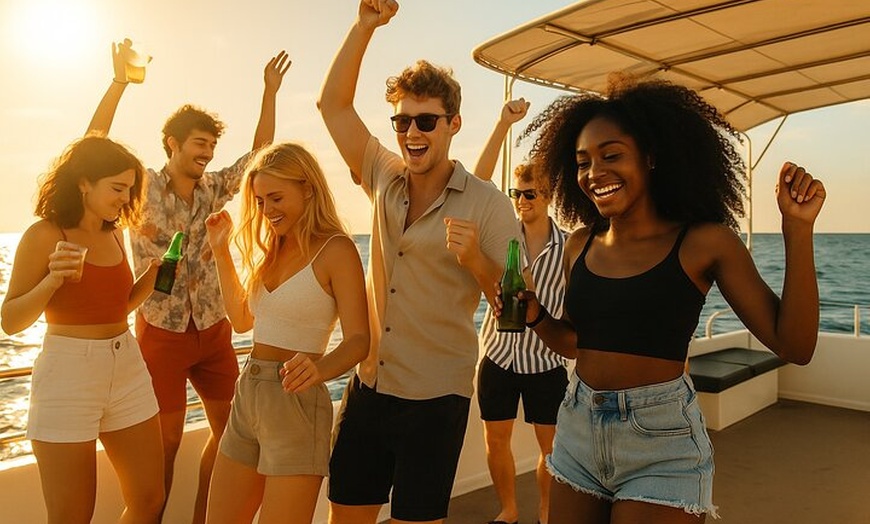 Image 3: Barcelona Boat Party con bebidas gratis y DJ