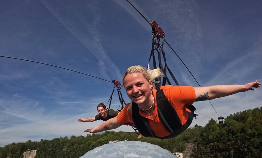 Image 3: England's Fastest Zipline at the Eden Project
