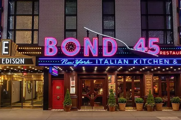 Times Square Comedy Show with Dinner at Bond 45