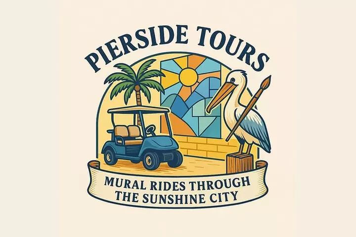 Private St. Petersburg Mural and Street Art Tour by Golf Cart - Primary Image