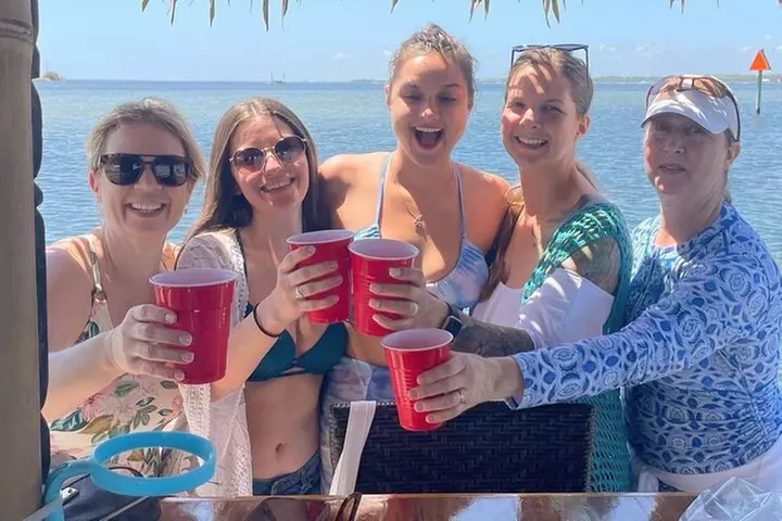 Cruisin Tikis Shell Island Big Kahuna Beach and Snorkel Cruise