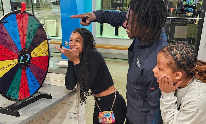 Image 4: Atlanta Art Fun: Create a Pour Bear & Canvas Combo