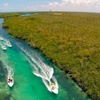 Image 7: Cancun Speed Boat, Parasailing and Dolphin Beach with Transport
