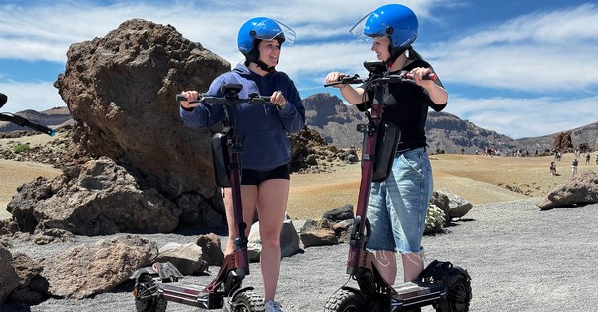 Tour en patinete eléctrico todoterreno por la montaña en Tenerife