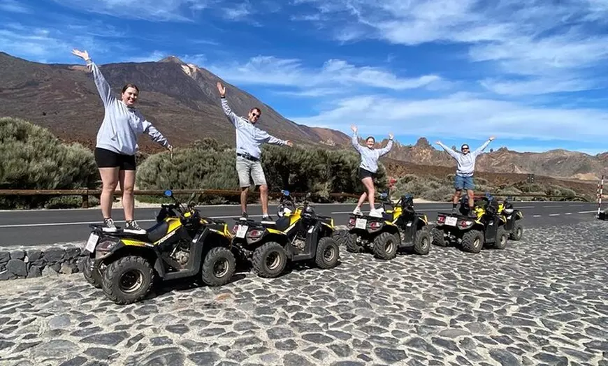 Image 3: Atardecer en quad en el volcán de Tenerife o durante el día