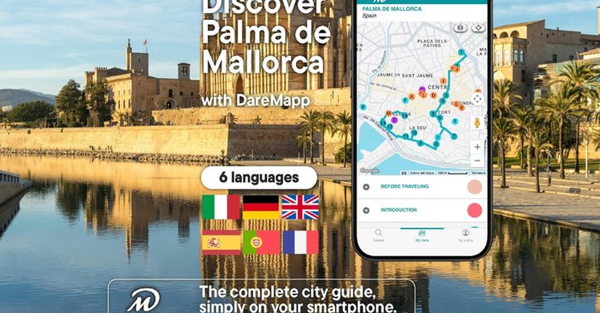 Visita guiada privada con el móvil en Palma de Mallorca