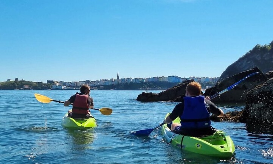 Image 7: Guided kayaking trip exploring the secrets of the Tenby coastline