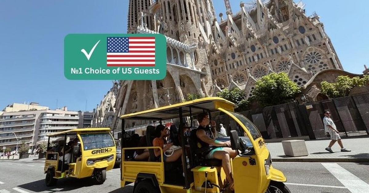 Tour privado en tuk tuk por Barcelona