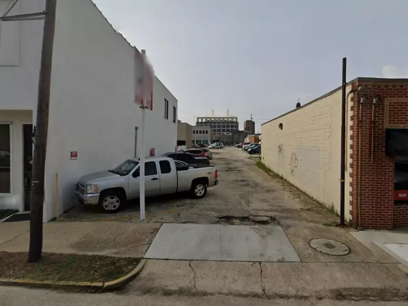 Parking at Downtown Mobile Parking Lot