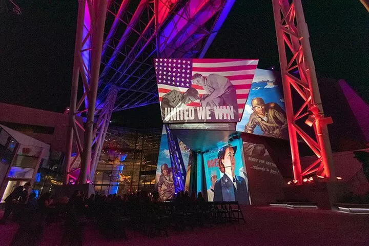 Expressions of America - Outdoor Sound & Light Show at The National WWII Museum - Primary Image