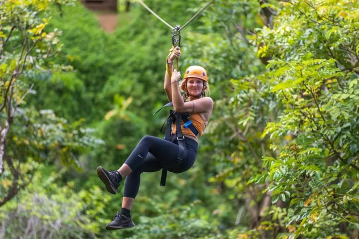 Big Island: 8-Zipline & Suspension Bridge Waterfall Adventure