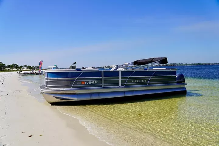 Half Day 60HP Pontoon Rental to Shell Island - Primary Image