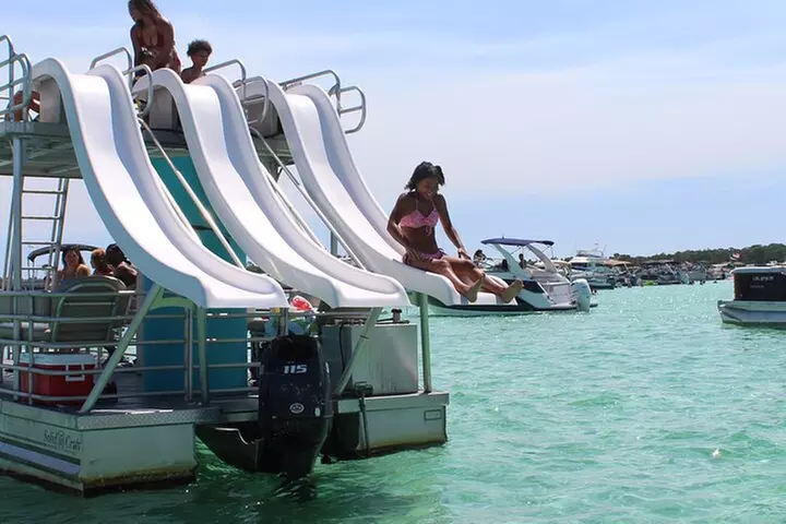 Okaloosa Island Full Day Triple Slide Pontoon Adventure