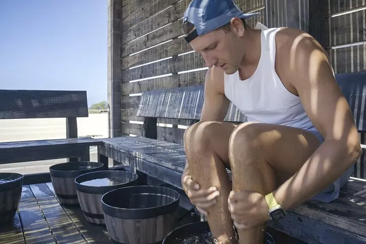 Deep Ocean Water Foot Soak in Kailua Kona