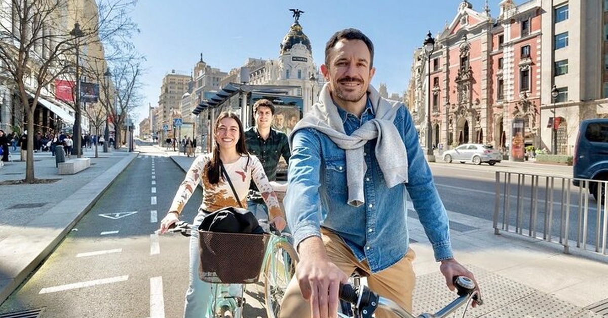 Tour en bicicleta por Madrid con Benja
