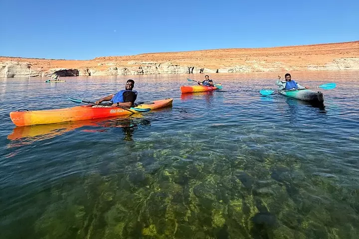Kayak Antelope Canyon and hike, at Lake Powell