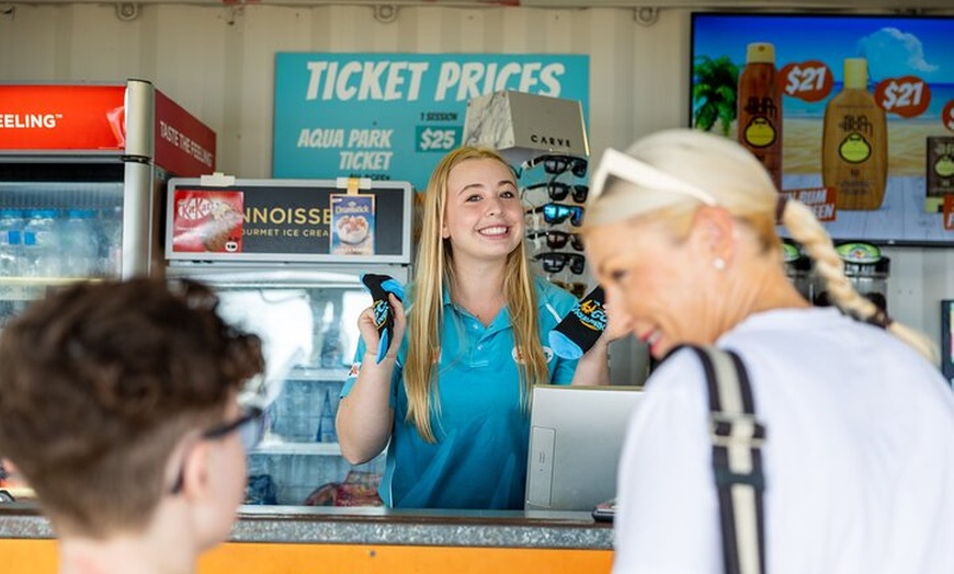 Image 7: 50 Minutes, Southport GC Aqua Park Inflatable Water Activity