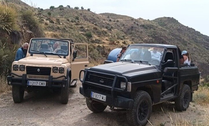 Image 1: Safari en jeep Mojarcar y aventura de tapas españolas en Bedar Moun...