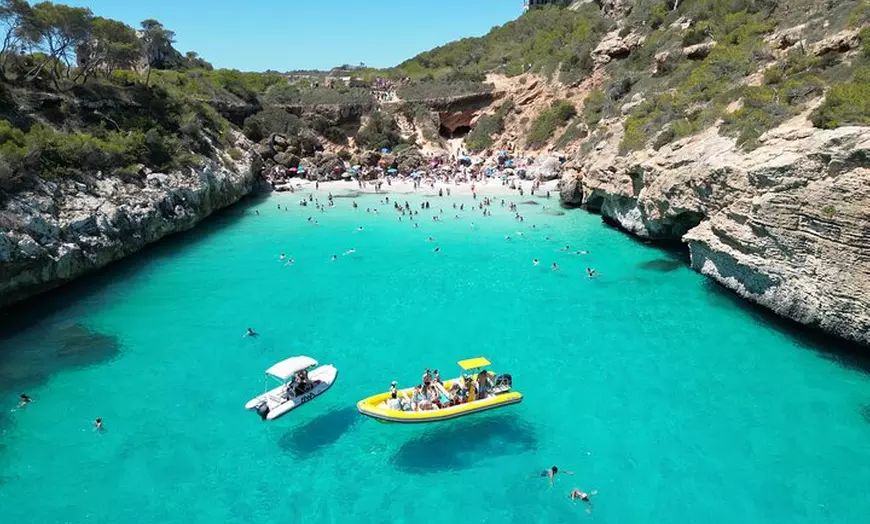 Image 11: Tour en barco Cala Figuera, Es Pontas, Calo de Moro, Cala Marmols