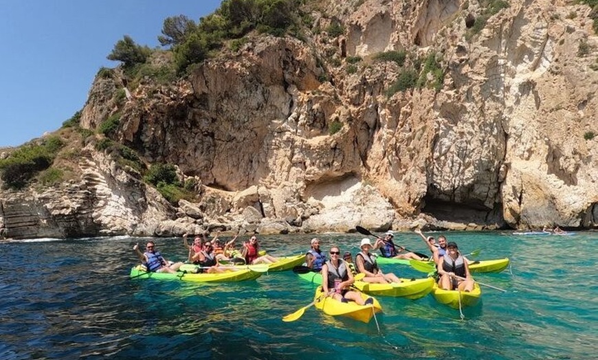 Image 5: Excursión en kayak en Jávea ,Cala Granadella ( Esnórquel) Caló,llop...