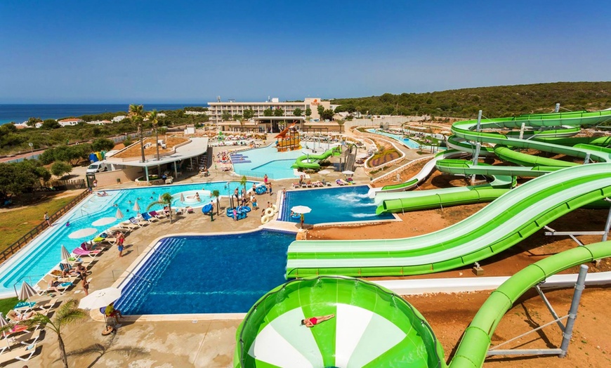 hotel water park menorca