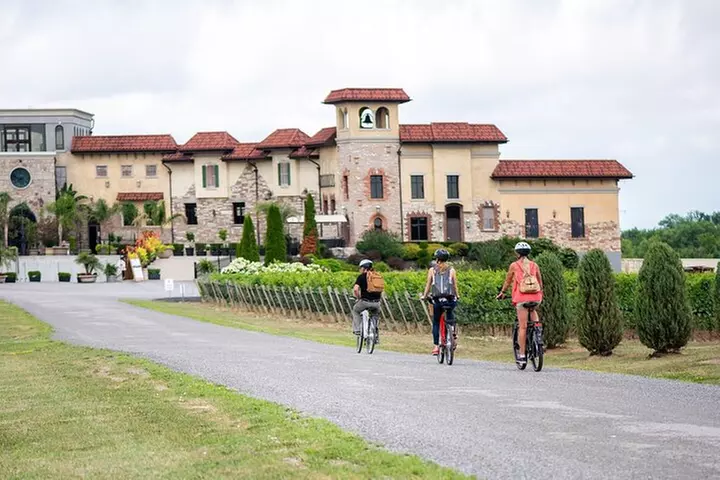 Guided Wine Tour on Electric Bike in Niagara-on-the-Lake, St David's Bench - Primary Image