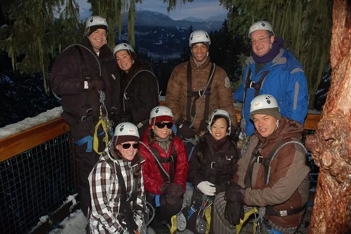 2 Hour Late Afternoon Winter Zipline Adventure - Second Medium