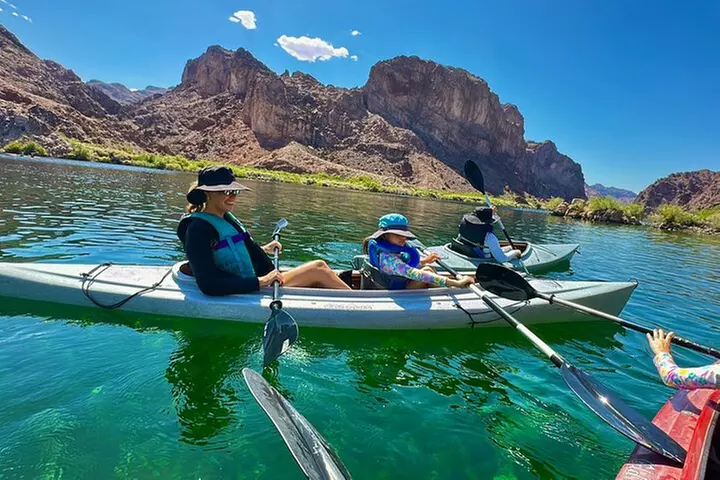 Hoover Dam Kayaking Trip, 6 Hot Springs, 6 Caves, 4 Waterfalls