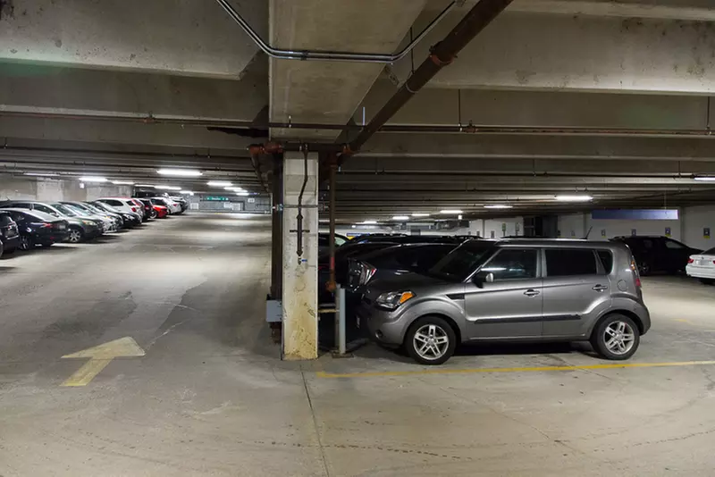 Parking at 180 N. Jefferson St. Garage