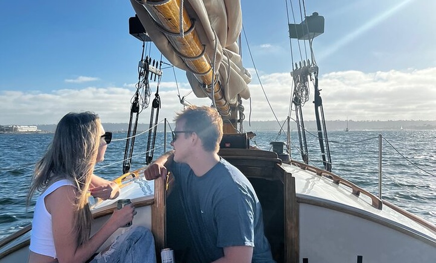 Image 9: Sunset and Afternoon Sailing Tours Aboard A Vintage Yacht