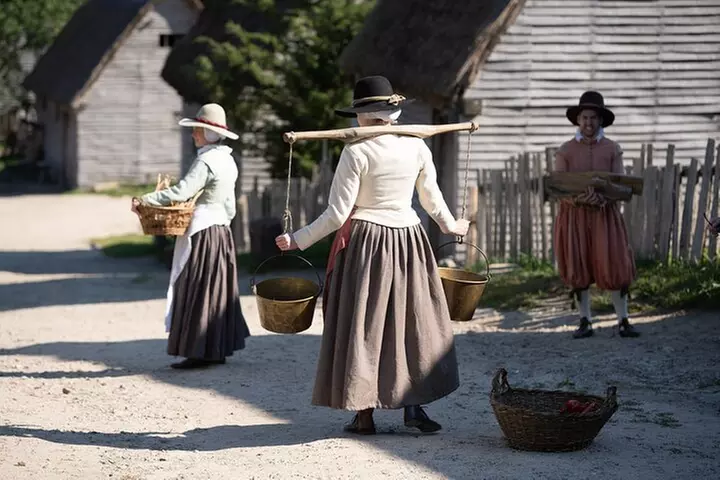 Plimoth Patuxet Admission with Mayflower II & Plimoth Grist Mill