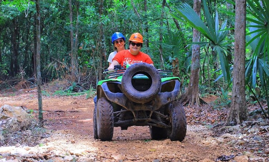 Image 2: Extreme Adventure Eco Park ATV, Zipline and Cenote Experience